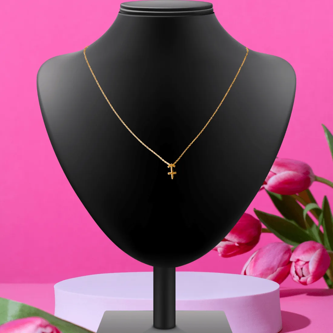 Zodiac Sign Necklace (Sagittarius Star Sign Horoscope necklace) - Image 3