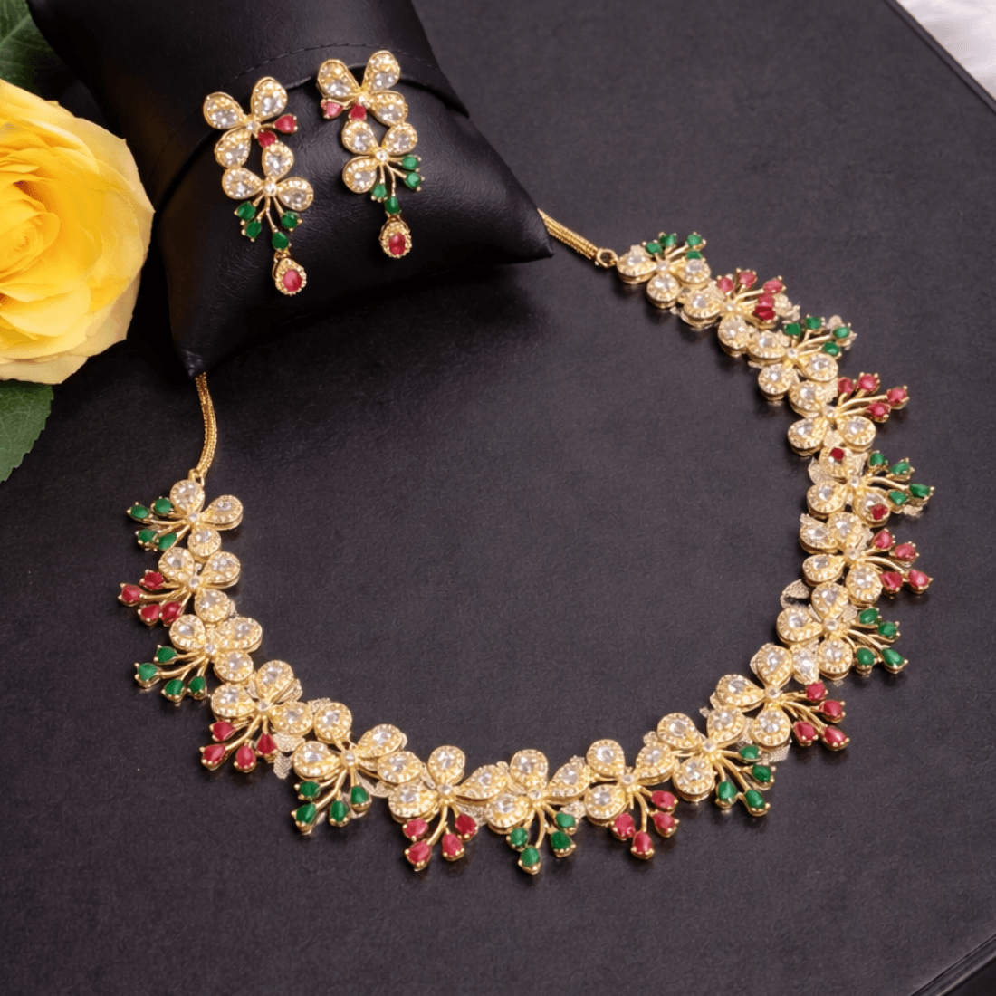 AD Necklace with colorful stones - Image 3