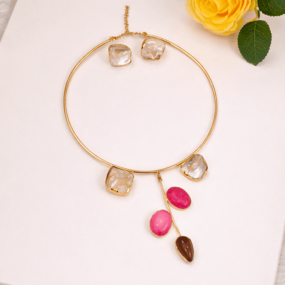 Hasli Necklace set Modern Set